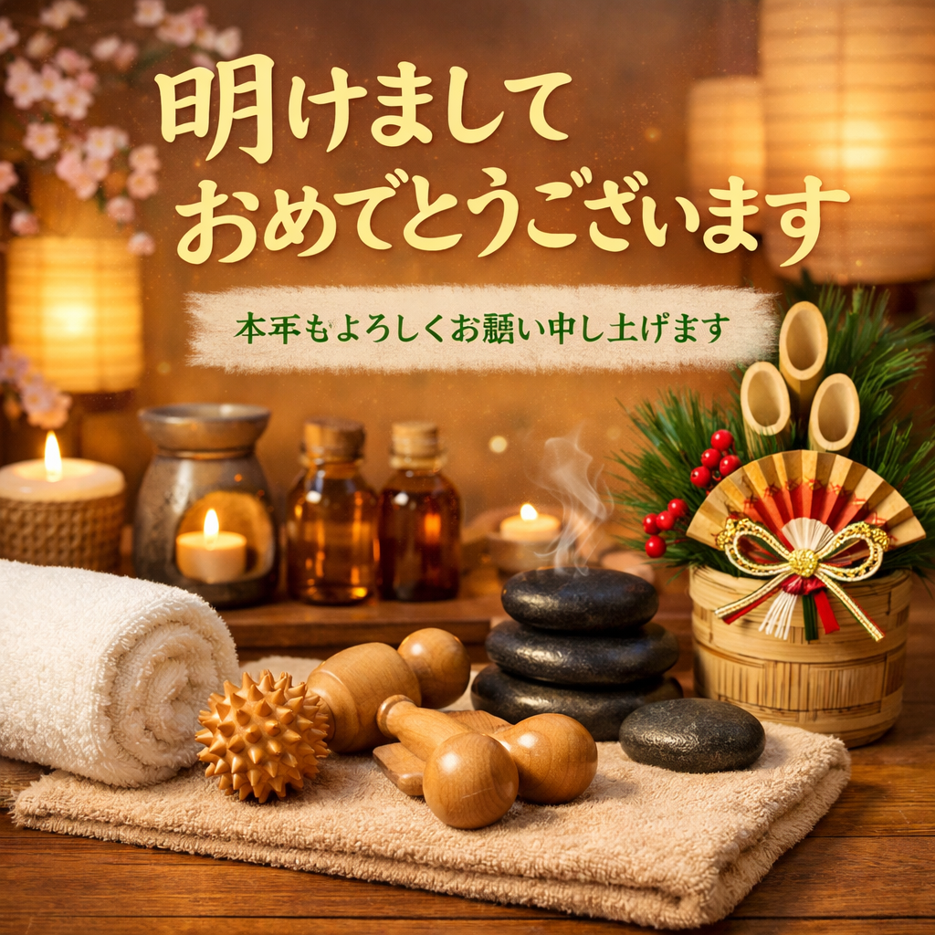 新年のご案内 | 大分県中津市のもみほぐしならWisteria