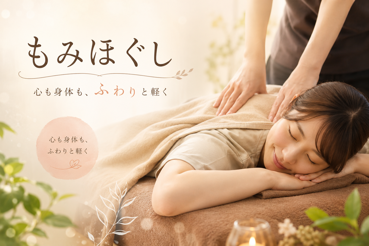 心も身体もリラックス | 大分県中津市のもみほぐしならWisteria